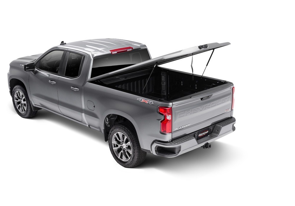 UnderCover Tonneau Cover, Elite Lx, Tilt Up, Lockable, Black – Vehicle Color Code 41 (WA8555), ABS Composite Material – UC1238L-41
