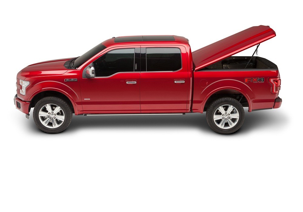 UnderCover Tonneau Cover, Elite Lx, Tilt Up, Lockable, Oxford White – Vehicle Color Code Yz, ABS Composite Material – UC2158L-YZ