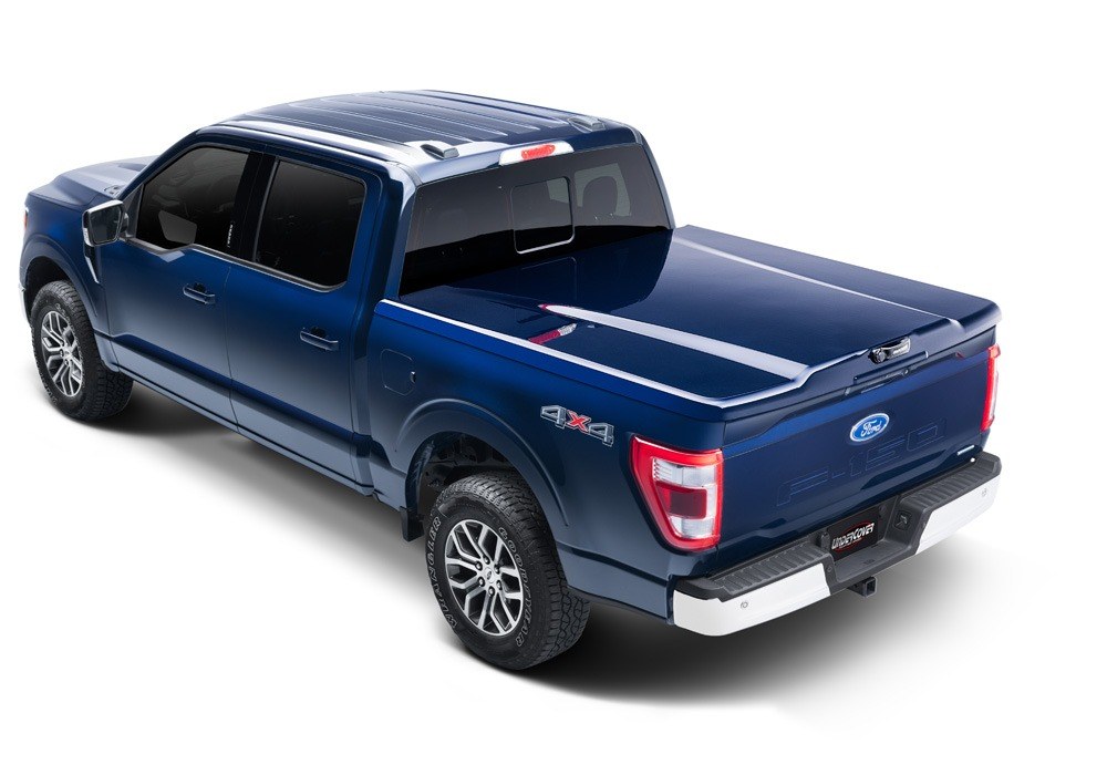 UnderCover Tonneau Cover, Elite Lx, Tilt-Up, Lockable, Star White Tricot – Vehicle Colour Code Az, ABS Composite Material – UC2208L-AZ