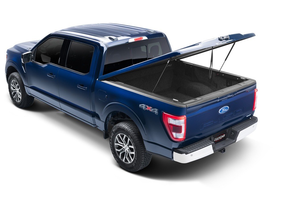 UnderCover Tonneau Cover, Elite Lx, Tilt-Up, Lockable, Star White Tricot – Vehicle Colour Code Az, ABS Composite Material – UC2208L-AZ