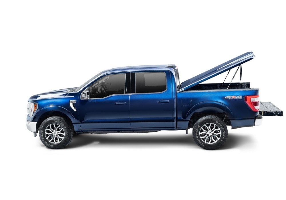 UnderCover Tonneau Cover, Elite Lx, Tilt-Up, Lockable, Star White Tricot – Vehicle Colour Code Az, ABS Composite Material – UC2208L-AZ