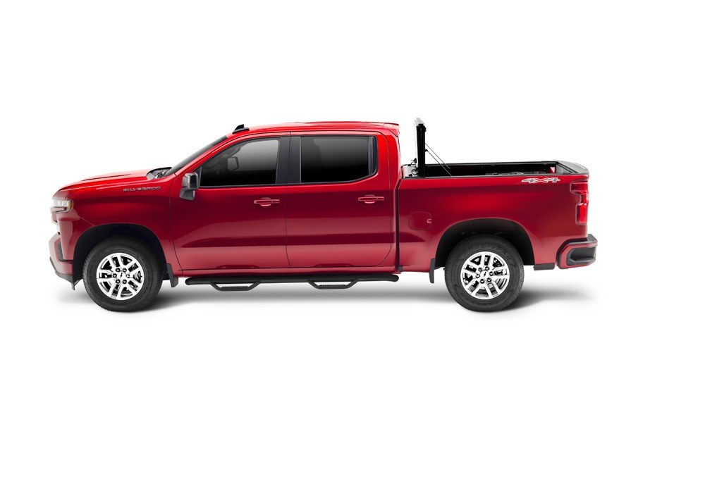 UnderCover Tonneau Cover, Armor Flex, Hard Folding, 2 Folds/ 3 Panels, Front Hinge Allows Entire Tonneau to Flip Up When Folded – AX12018