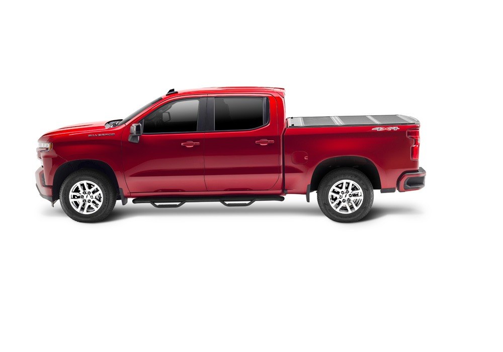 UnderCover Tonneau Cover, Armor Flex, Hard Folding, 2 Folds/ 3 Panels, Front Hinge Allows Entire Tonneau to Flip Up When Folded – AX12029