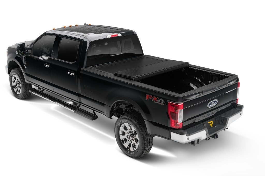 UnderCover Tonneau Cover, Armor Flex, Hard Folding, 2 Folds/ 3 Panels, Front Hinge Allows Entire Tonneau to Flip Up When Folded – AX22026