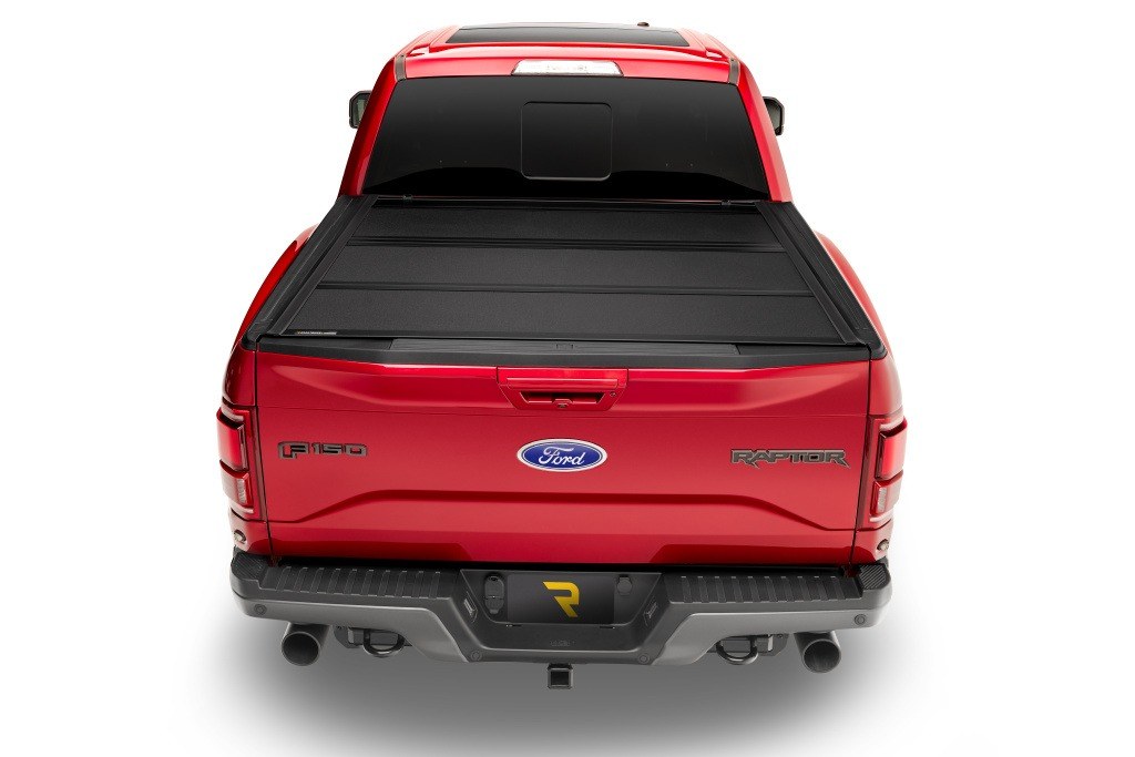 UnderCover Tonneau Cover, Armor Flex, Hard Folding, Low Profile, 2 Folds/ 3 Panels, Front Hinge Allows Entire Tonneau to Flip Up When Folded – AX42019