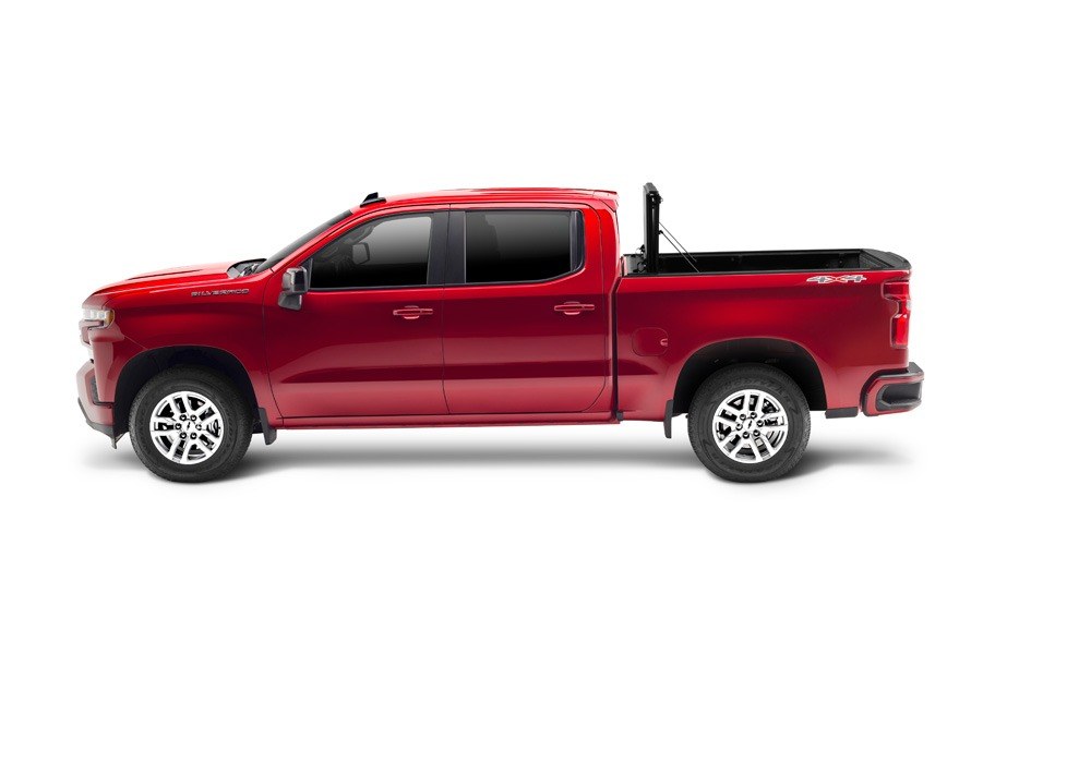 UnderCover Tonneau Cover, Flex, Hard Folding, 2 Folds/ 3 Panels, Front Hinge Allows Entire Tonneau to Flip Up When Folded, Non-Lockable – FX11029