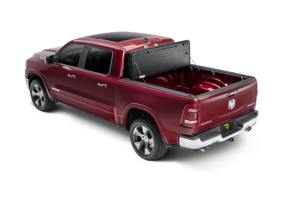 UnderCover Tonneau Cover, Flex, Hard Folding, Low Profile, 2 Folds/ 3 Panels, Front Hinge Allows Entire Tonneau to Flip Up When Folded – FX31012