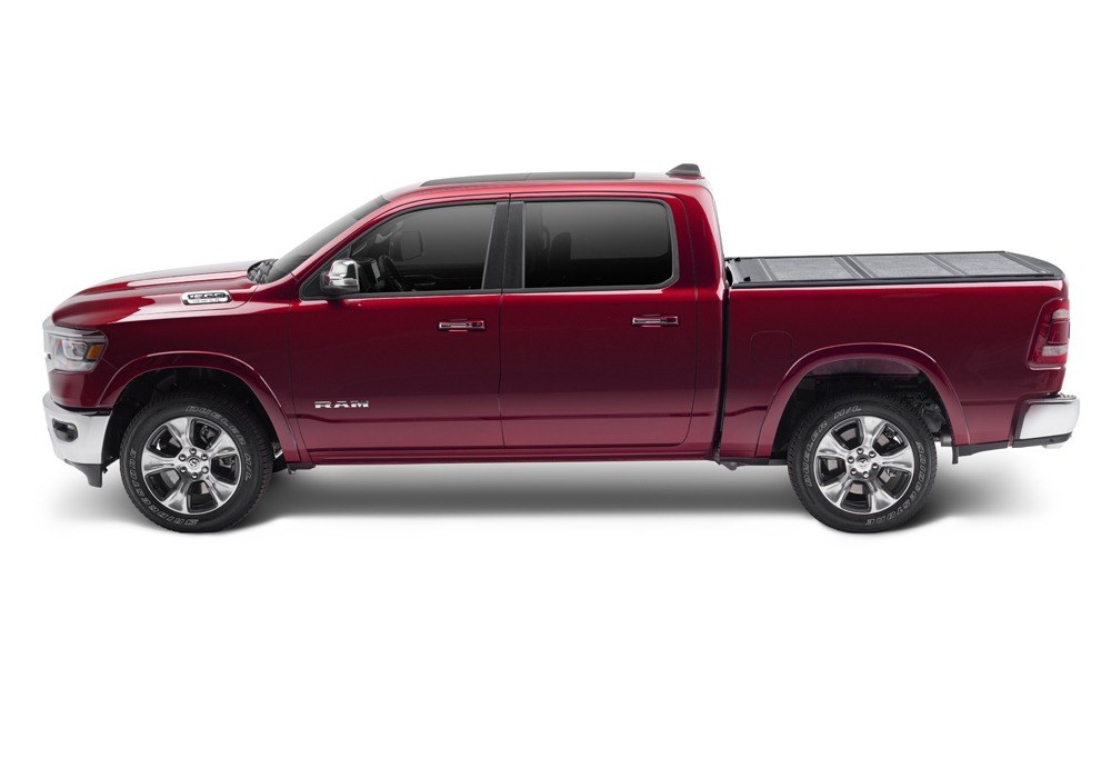 UnderCover Tonneau Cover, Flex, Hard Folding, Low Profile, 2 Folds/ 3 Panels, Front Hinge Allows Entire Tonneau to Flip Up When Folded – FX31012