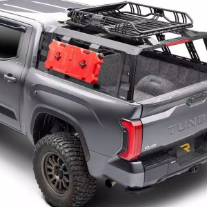 UnderCover Bed Cargo Rack, Ascend, 1000 Pound Static/ 500 Pound Dynamic Weight Capacity, Stake Pocket Mount, Powder Coated, Black – RT298501