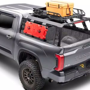 UnderCover Bed Cargo Rack, Ascend, 1000 Pound Static/ 500 Pound Dynamic Weight Capacity, Stake Pocket Mount, Powder Coated, Black – RT298501