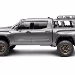 UnderCover Bed Cargo Rack, Ascend, 1000 Pound Static/ 500 Pound Dynamic Weight Capacity, Stake Pocket Mount, Powder Coated, Black – RT298501