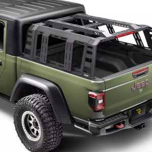 UnderCover Bed Cargo Rack, Ascend, 1000 Pound Static/ 500 Pound Dynamic Weight Capacity, Stake Pocket Mount, Powder Coated, Black – RT298502