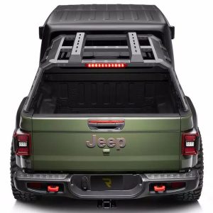 UnderCover Bed Cargo Rack, Ascend, 1000 Pound Static/ 500 Pound Dynamic Weight Capacity, Stake Pocket Mount, Powder Coated, Black – RT298502