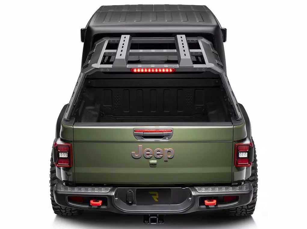 UnderCover Bed Cargo Rack, Ascend, 1000 Pound Static/ 500 Pound Dynamic Weight Capacity, Stake Pocket Mount, Powder Coated, Black – RT298502