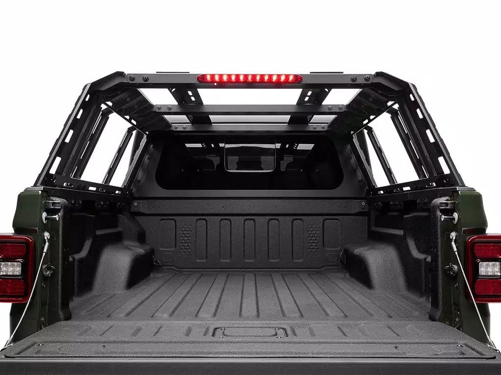 UnderCover Bed Cargo Rack, Ascend, 1000 Pound Static/ 500 Pound Dynamic Weight Capacity, Stake Pocket Mount, Powder Coated, Black – RT298502