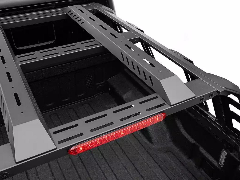 UnderCover Bed Cargo Rack, Ascend, 1000 Pound Static/ 500 Pound Dynamic Weight Capacity, Stake Pocket Mount, Powder Coated, Black – RT298502