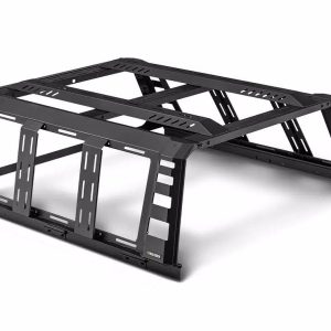 UnderCover Bed Cargo Rack, Ascend, 1000 Pound Static/ 500 Pound Dynamic Weight Capacity, Stake Pocket Mount, Powder Coated, Black – RT298504