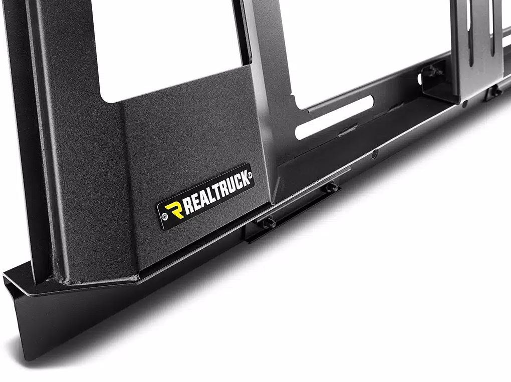 UnderCover Bed Cargo Rack, Ascend, 1000 Pound Static/ 500 Pound Dynamic Weight Capacity, Stake Pocket Mount, Powder Coated, Black – RT298504