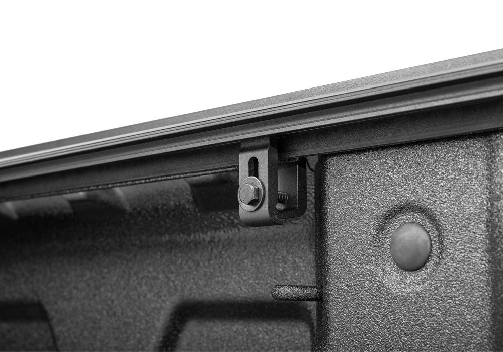 UnderCover Tonneau Cover, Select ™, Hard Folding, Low Profile, 2 Folds/ 3 Panels, Not Hinged IN Front, Matte Black Powder Coated, Aluminum – SL24020