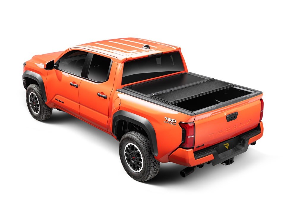 UnderCover Tonneau Cover, Select ™, Hard Folding, Low Profile, 2 Folds/ 3 Panels, Not Hinged IN Front, Matte Black Powder Coated, Aluminum – SL24022