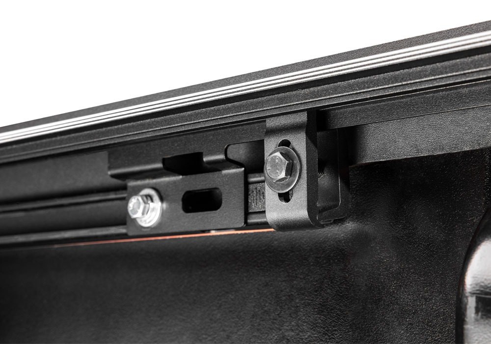 UnderCover Tonneau Cover, Select ™, Hard Folding, Low Profile, 2 Folds/ 3 Panels, Not Hinged IN Front, Matte Black Powder Coated, Aluminum – SL44020