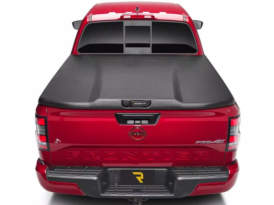 UnderCover Tonneau Cover, Elite, Hard Tilt-Up, Standard Profile, Front Hinge Allows Entire Tonneau to Flip Up, Matte Black, Textured Finish – UC3128