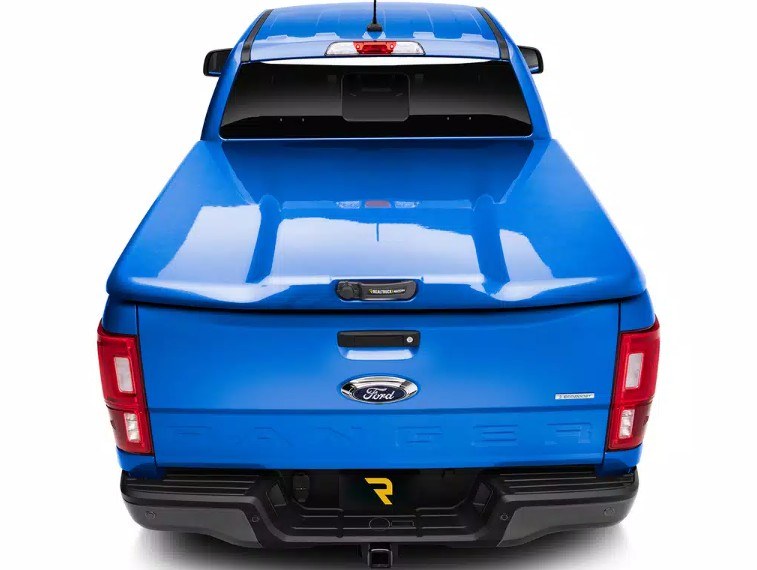 UnderCover Tonneau Cover, Elite Lx, Hard Tilt-Up, Standard Profile, Front Hinge Allows Entire Tonneau to Flip Up, Gray, ABS Composite – UC3128S