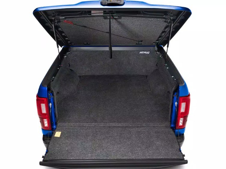 UnderCover Tonneau Cover, Elite Lx, Hard Tilt-Up, Standard Profile, Front Hinge Allows Entire Tonneau to Flip Up, Gray, ABS Composite – UC3128S
