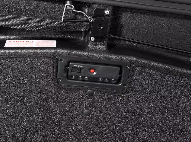 UnderCover Tonneau Cover, Elite Lx, Hard Tilt-Up, Standard Profile, Front Hinge Allows Entire Tonneau to Flip Up, Gray, ABS Composite – UC3128S