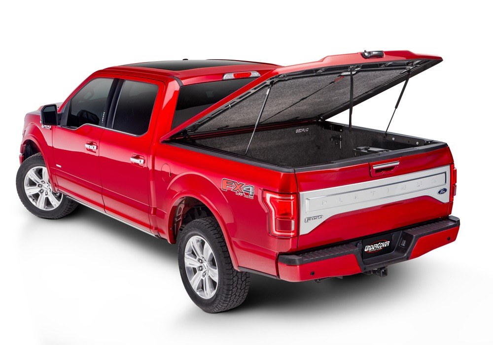 UnderCover Tonneau Cover, Elite Lx, Tilt-Up, Lockable, Attitude Black – Vehicle Color Code 218, ABS Composite Material – UC4158L-218