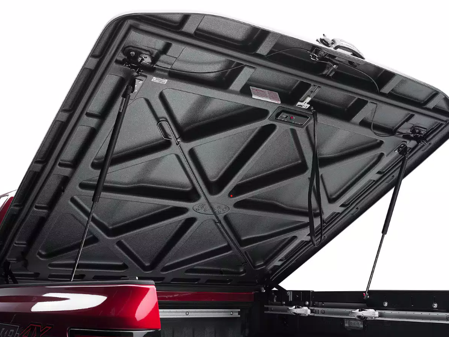 UnderCover Tonneau Cover, Elite Lx, Hard Tilt-Up, Standard Profile, Front Hinge Allows Entire Tonneau to Flip Up – UC5098L-KH3