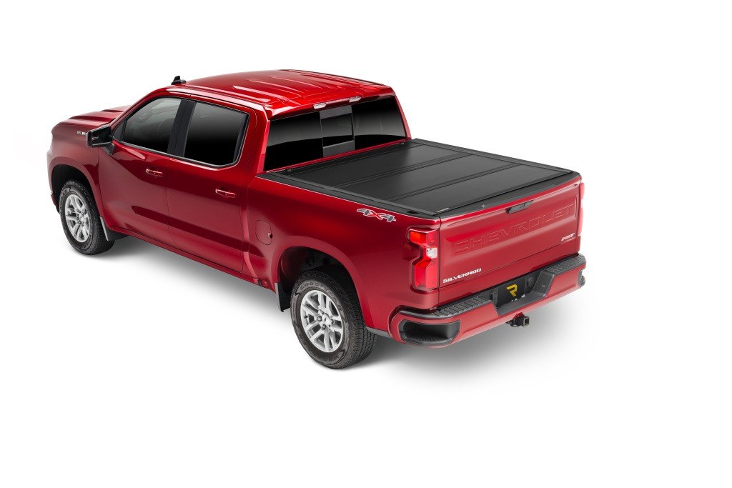 UnderCover Tonneau Cover, Ultra Flex, Hard Folding, Low Profile, 2 Folds/ 3 Panels, Front Hinge Allows Entire Tonneau to Flip Up When Folded – UX12005