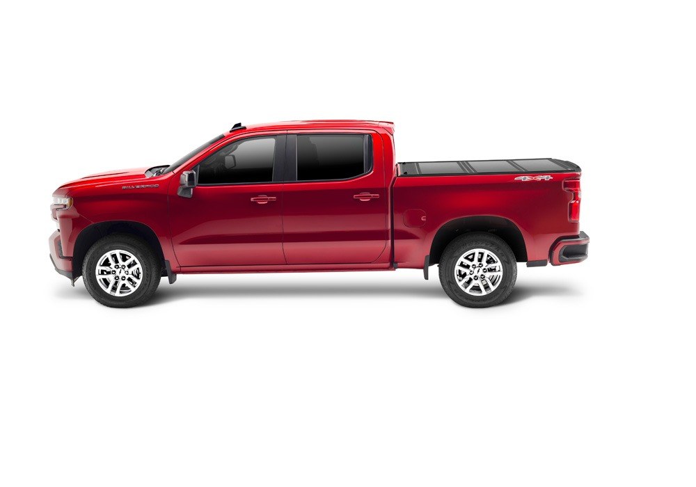 UnderCover Tonneau Cover, Ultra Flex, Hard Folding, Low Profile, 2 Folds/ 3 Panels, Front Hinge Allows Entire Tonneau to Flip Up When Folded – UX12005