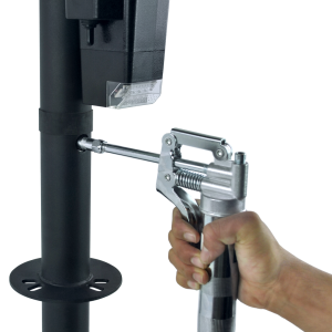 Ultra Fab Trailer Tongue Jack, Ultra 4000, Round Jack, Electrical, 12 Volt Operation, 2-1/4 Inch Outer Tube, 4000 Pound Lift Capacity – 38-944014
