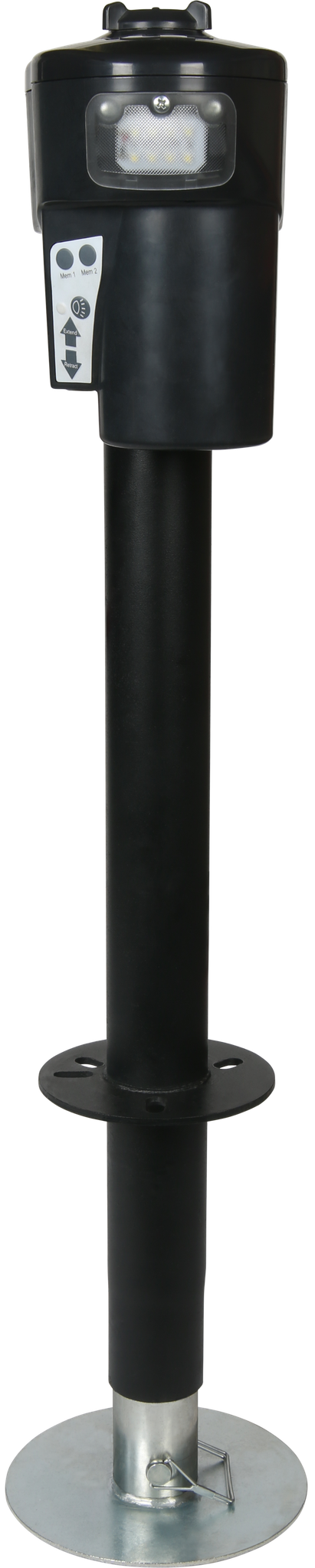 Ultra Fab Trailer Tongue Jack, Phoenix, Electrical Operated Jack, 4000 Pound Capacity, Fits 2-1/4 Inch Coupler Holes, 23-1/2 Inch Travel – 38-944040