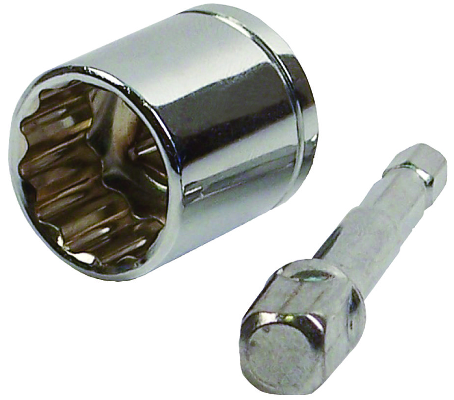 Ultra Fab Jack Service Kit, For Use with All Scissor Jacks, Fits All 3/8 Inch Drills, Socket Type, Zinc Plated, Steel – 48-979005