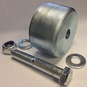 Ultra Fab Trailer Hitch Roller, Use with All Motorhomes and Travel Trailers and Fifth Wheels, Fits 1/4 Inch Steel Mounting Brackets – 48-979022