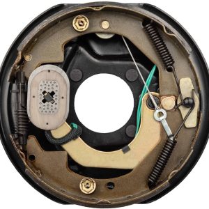 Ultra Fab Trailer Brake Assembly, 10 Inch Diameter X 2-1/4 Inch, Electric Brakes, Self- Adjusting, Compatible with 3500 Pound Axles, Left – 48-979210