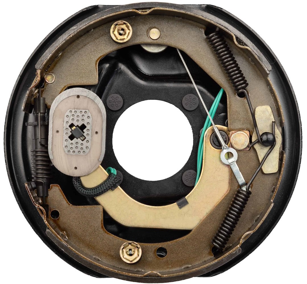 Ultra Fab Trailer Brake Assembly, 10 Inch Diameter X 2-1/4 Inch, Electric Brakes, Self- Adjusting, Compatible with 3500 Pound Axles, Left – 48-979210