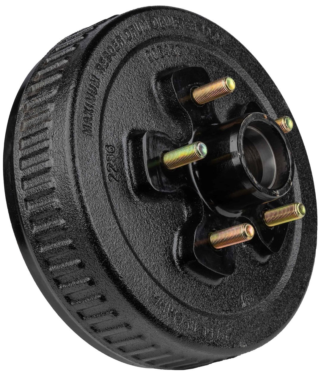 Ultra Fab Trailer Brake Hub Assembly, Hub and Drum, Fits 3500 Pound Axles, 5 X 4-1/2 Inch Bolt Pattern, 10 Inch, 1/2 X 20 Threaded Bolts – 48-979500
