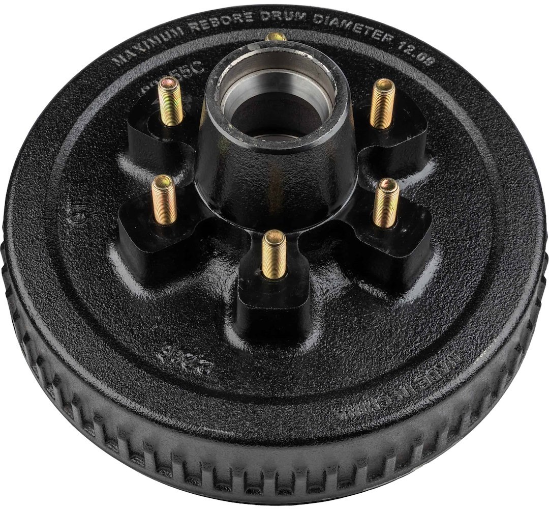 Ultra Fab Trailer Brake Hub Assembly, Hub and Drum, Fits 6000 Pound Axles, 6 X 5-1/2 Inch Bolt Pattern, 12 Inch, 1/2 X 20 Threaded Bolts – 48-979501