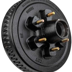 Ultra Fab Trailer Brake Hub Assembly, Hub and Drum, Fits 6000 Pound Axles, 6 X 5-1/2 Inch Bolt Pattern, 12 Inch, 1/2 X 20 Threaded Bolts – 48-979501
