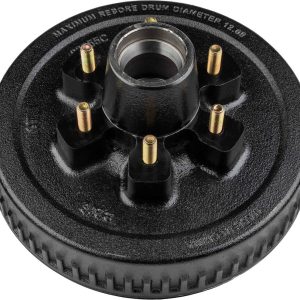 Ultra Fab Trailer Brake Hub Assembly, Hub and Drum, Fits 7000 Pound Axles, 8 X 6-1/2 Inch Bolt Pattern, 12 Inch, 1/2 X 20 Threaded Bolts – 48-979502