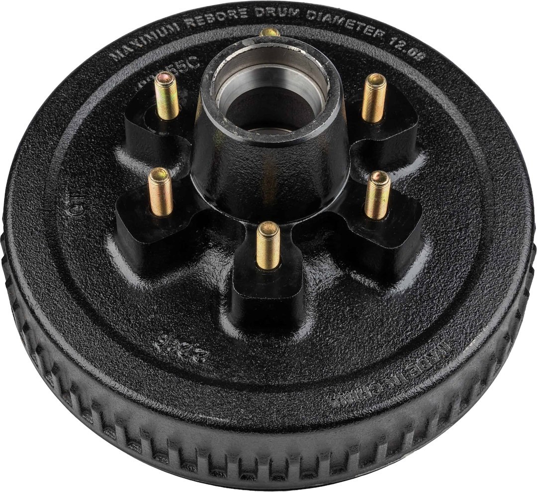 Ultra Fab Trailer Brake Hub Assembly, Hub and Drum, Fits 7000 Pound Axles, 8 X 6-1/2 Inch Bolt Pattern, 12 Inch, 1/2 X 20 Threaded Bolts – 48-979502