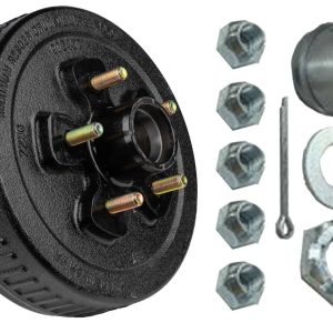 Ultra Fab Trailer Brake Hub Assembly, Hub and Drum, Fits 3500 Pound Axles, 5 X 4-1/2 Inch Bolt Pattern, 10 Inch, 1/2 X 20 Threaded Bolts – 48-979550