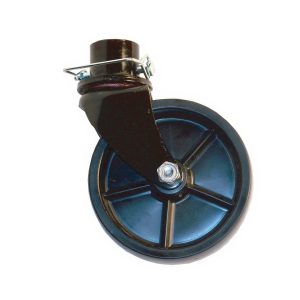 Ultra Fab Trailer Tongue Jack Caster, Fits 2-1/4 Inch Outer Diameter Trailer Jack with 2 Inch Inner Tube Diameter, 6 Inch Diameter – 49-954036