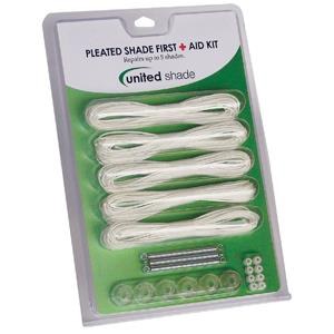 United Shade Window Shade Restringing Kit, Pleated Shade First Aid Kit – 650000