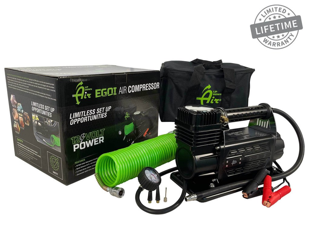 Up Down Air Air Compressor, 5.6 Cubic Feet Per Minute (cfm) at 150 PSI, 13.8 Volt, Single Motor – 12099917