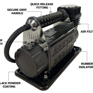 Up Down Air Air Compressor, 5.6 Cubic Feet Per Minute (cfm) at 150 PSI, 13.8 Volt, Single Motor – 12099917