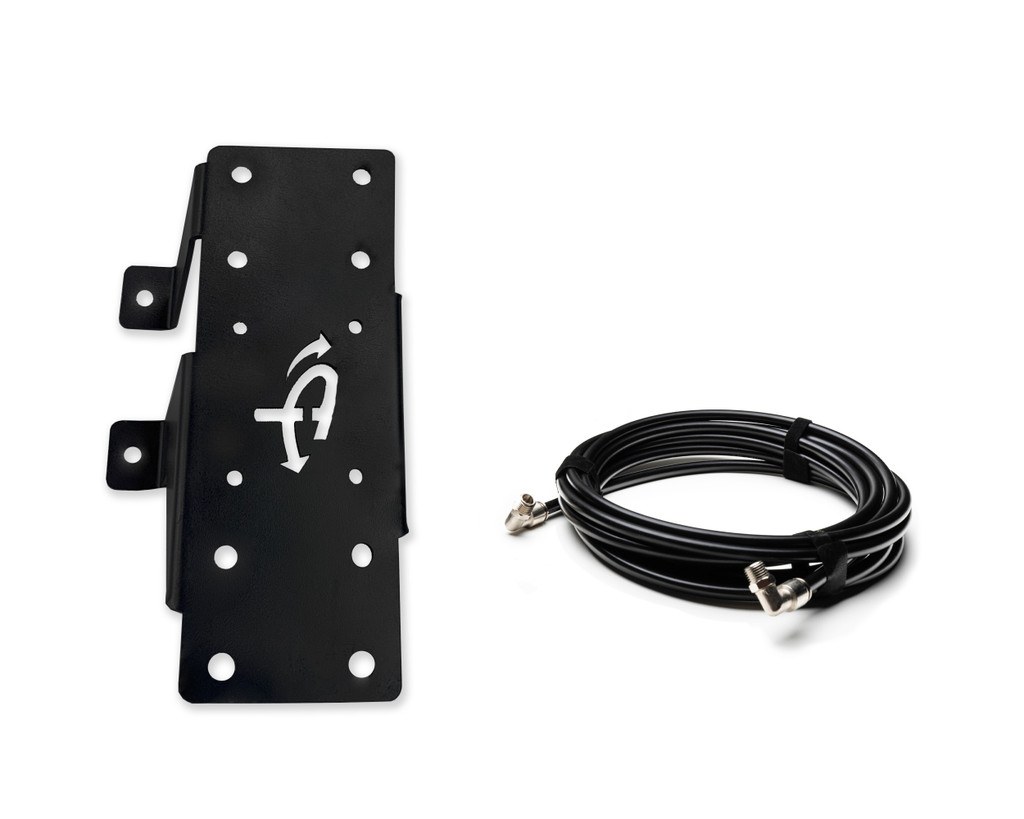 Up Down Air Air Compressor Mounting Kit, Air It Up ®, For Use with Arb Dual Air Compressor, Engine Mount, Black – 210-1620